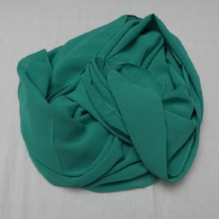 Plain Georgette Chiffon Hijab- Leaf green/ Green