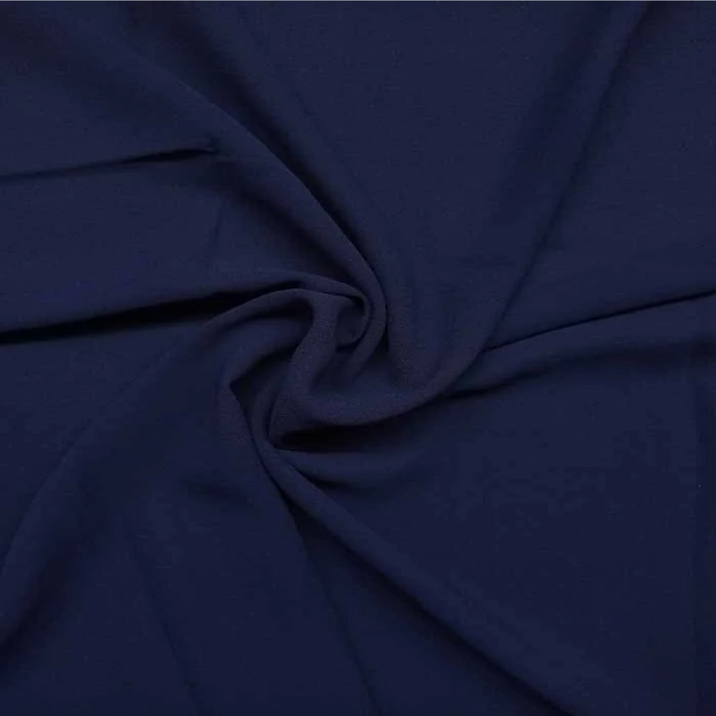 Plain Georgette Chiffon Hijab- Navy Blue