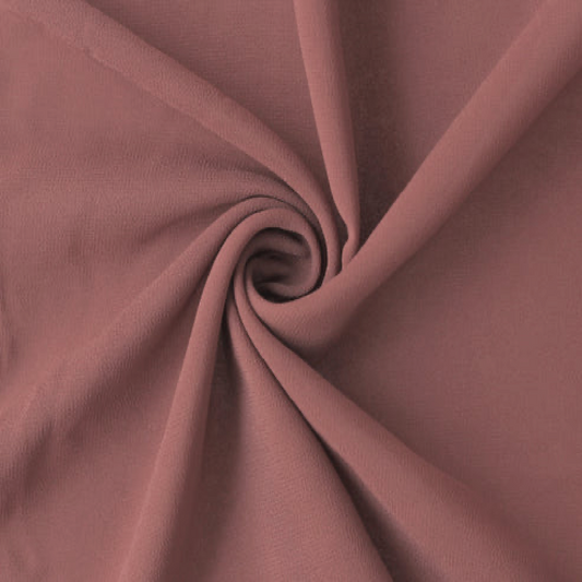 Plain Georgette Chiffon Hijab-Rose tan